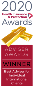 2020 Health and Protection Awards Winner's Logo - Best Adviser for Individual International Clients